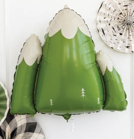 My Minds Eye Adventure Mountain Shaped Mylar Balloon
