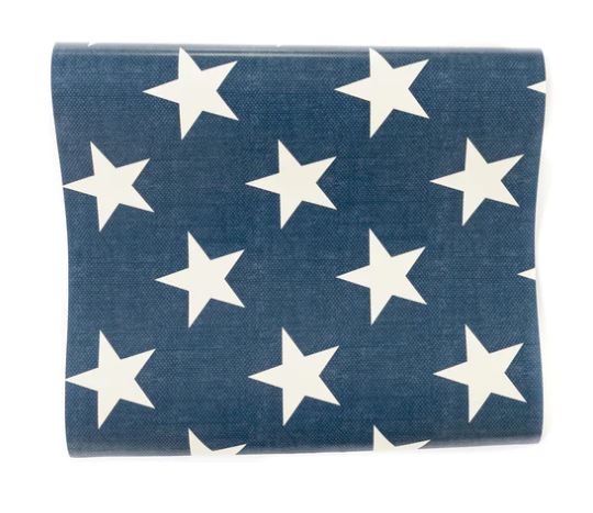 Blue Star Table Runner