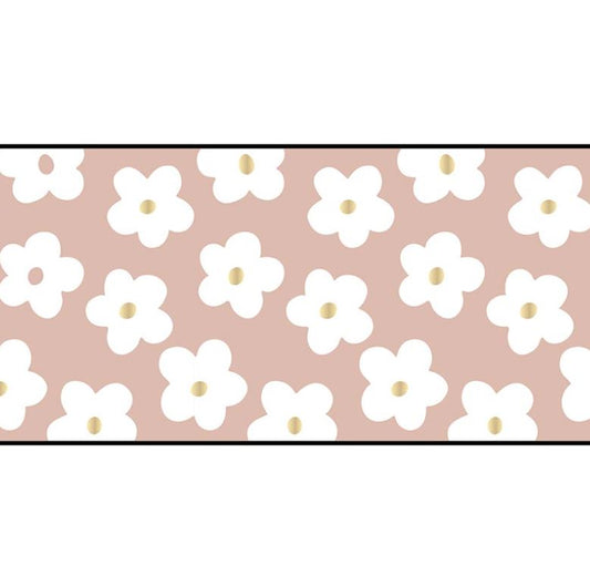 Pink and White Flower Table Runner