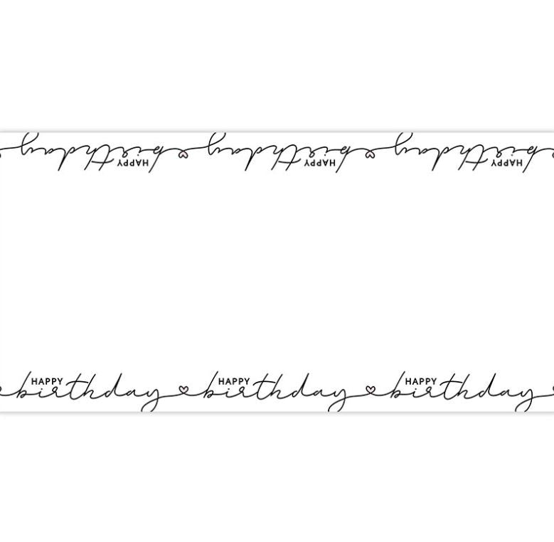 Birthday Table Runner