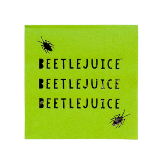 Bonjour Fete Beetlejuice Cocktail Napkins