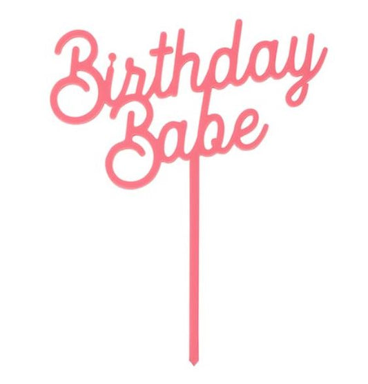 Acrylic Cake Topper - Birthday Cake Decorations