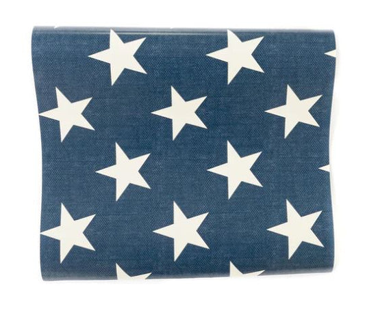 Blue Star Table Runner