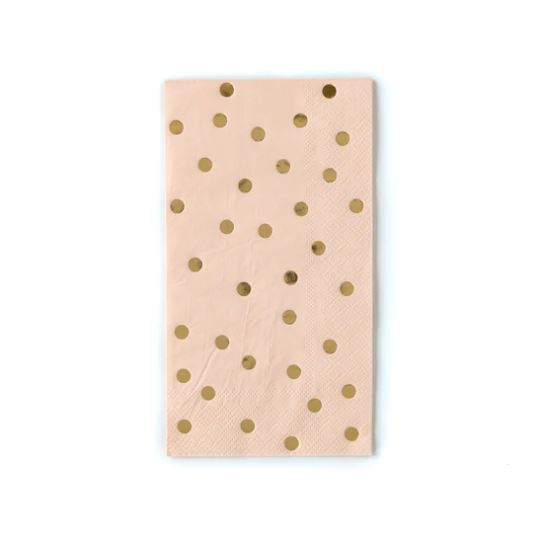 My Minds Eye Blush Polka Dot Napkins