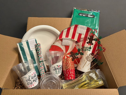 Eat, Drink & Be Merry Holiday Party Box for 8 Guests