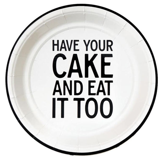 Cake and Eat Plates