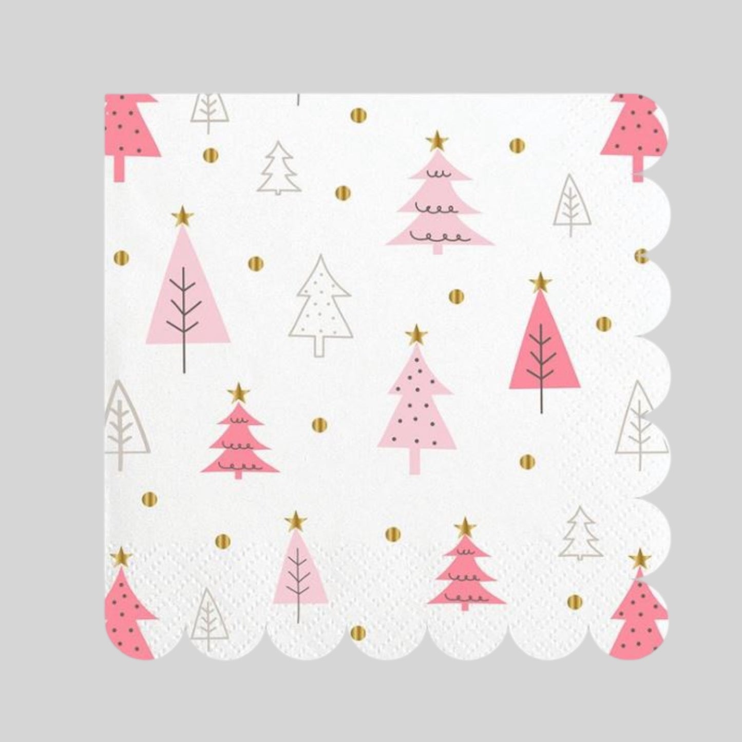 Pink Tree Holiday Party Box for 8